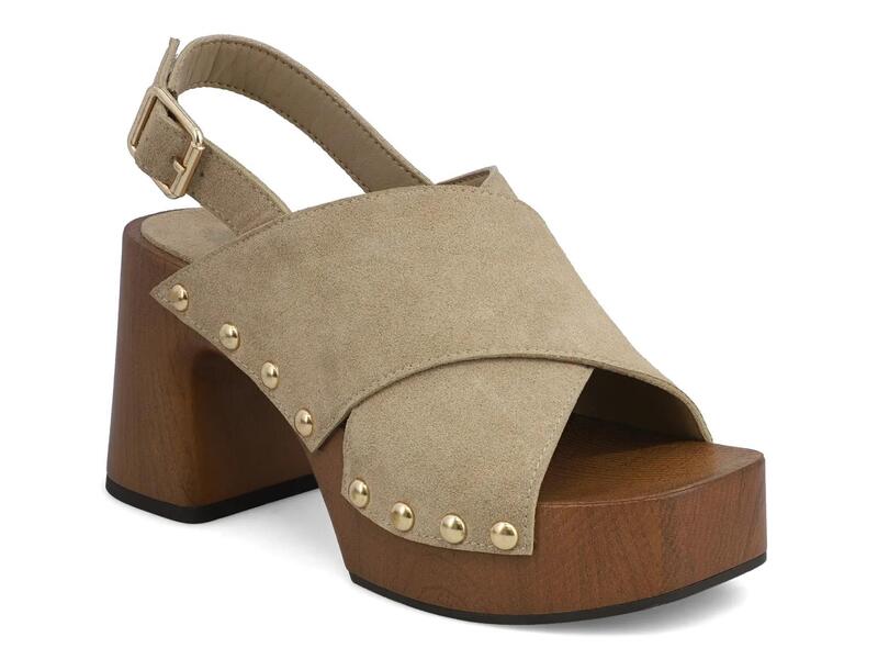 ミア レディース シューズ サンダル プラットホーム MiaEudora Platform Sandal Sand Suede 真砂