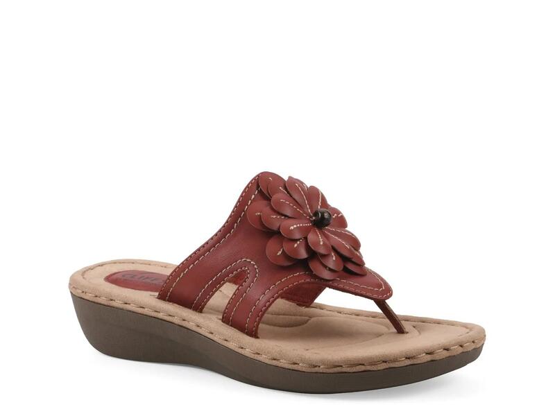 クリフバイホワイトマウンテン レディース シューズ サンダル Cliffs by White MountainCashlyn Wedge Sandal Red レッド｜ReVida 店