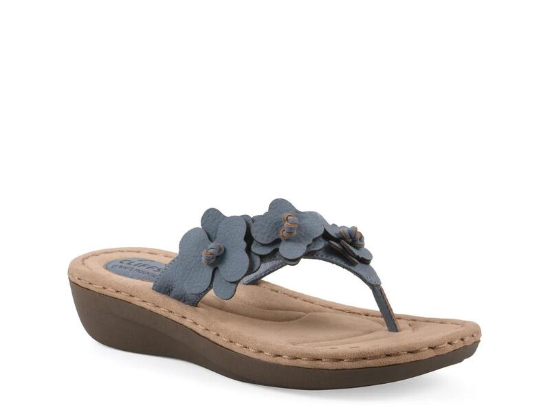 クリフバイホワイトマウンテン レディース シューズ サンダル Cliffs by White MountainCassilia Wedge Sandal Periwinkle ホワイト｜ReVida 店