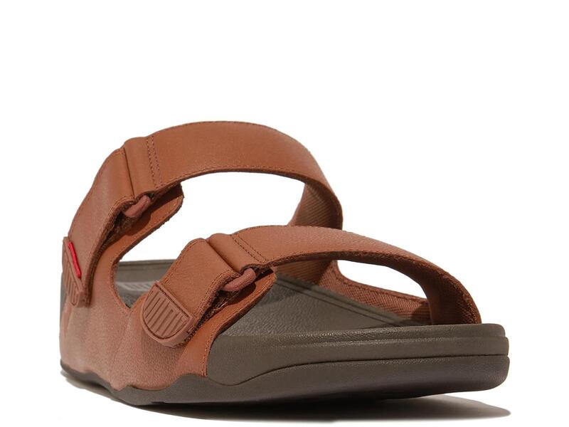 相応うフロップ メンズ シューズ サンダル FitFlopGogh Sandal Dark Tan Leather タン