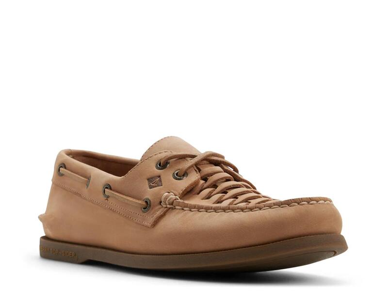 スペリー メンズ シューズ SperryAuthentic Original 2-Eye Woven Boat Shoe Royal Brown ブラウン｜ReVida 店