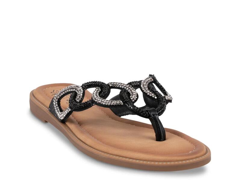 ジーシーシューズ レディース サンダル GC ShoesVania Sandal Black/Silver ブラック｜ReVida 店