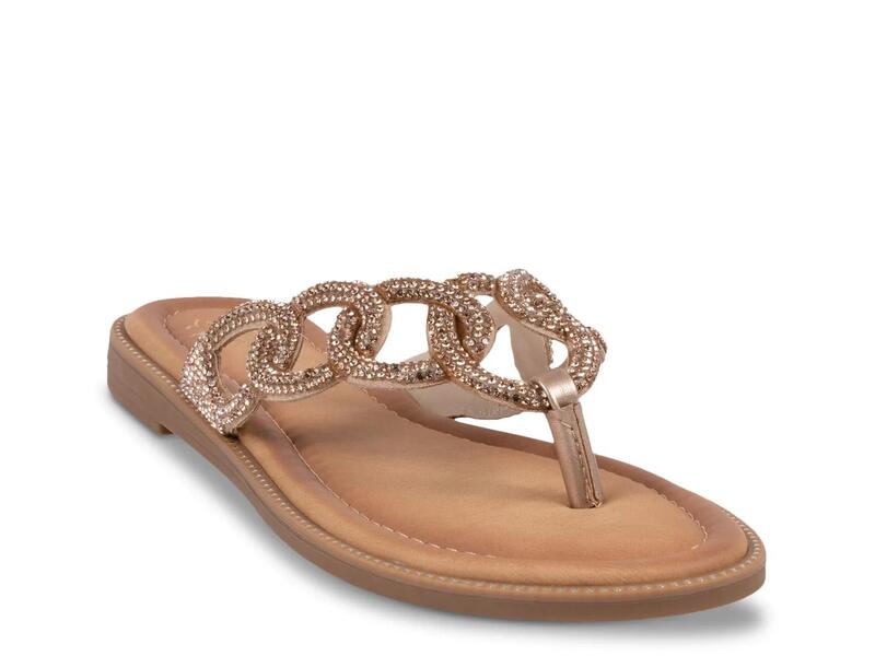 ジーシーシューズ レディース サンダル GC ShoesVania Sandal Rose Gold Metallic ゴールド｜ReVida 店