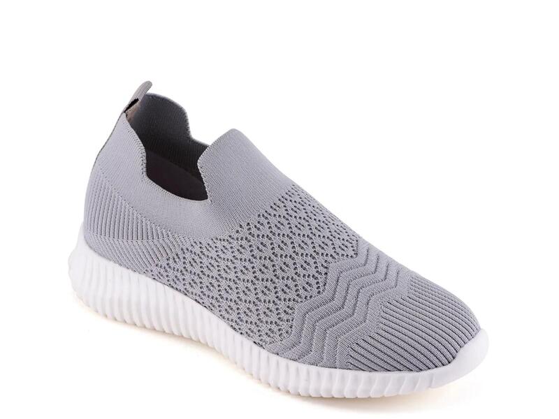 ダイビッドテイト レディース シューズ スリッポン・ローファー スニーカー David TateTiptop Slip-On Sneaker Grey 薄墨色