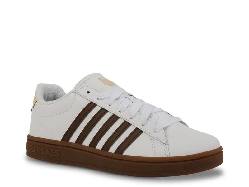 容れものイス メンズ シューズ スニーカー K-SwissCourtiebreak II Sneaker - Men\u0027s White/Brown 白いこと