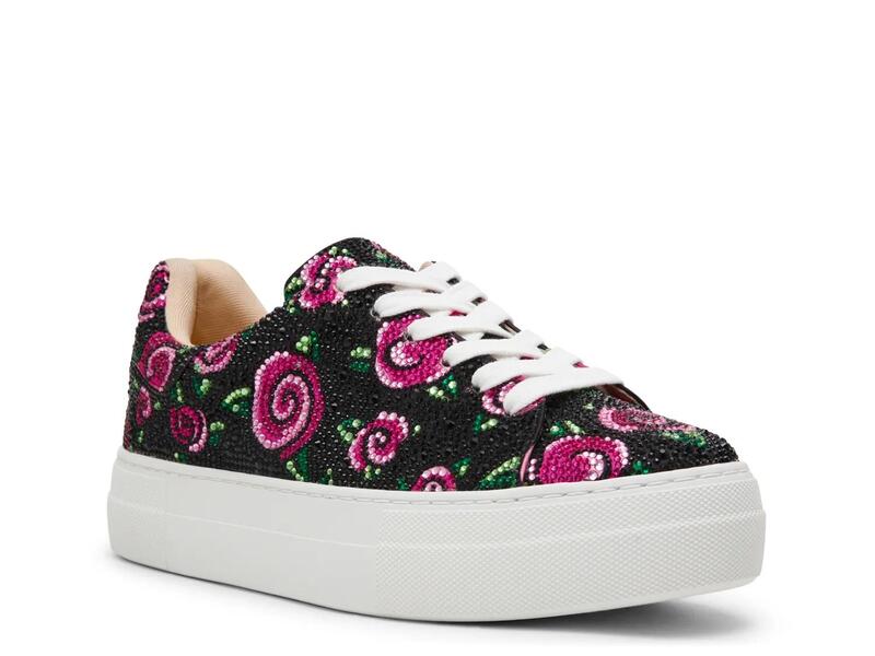 ベッツィジョンソン レディース シューズ スニーカー プラットホーム Betsey JohnsonSidny Platform Sneaker Black 黒いこと
