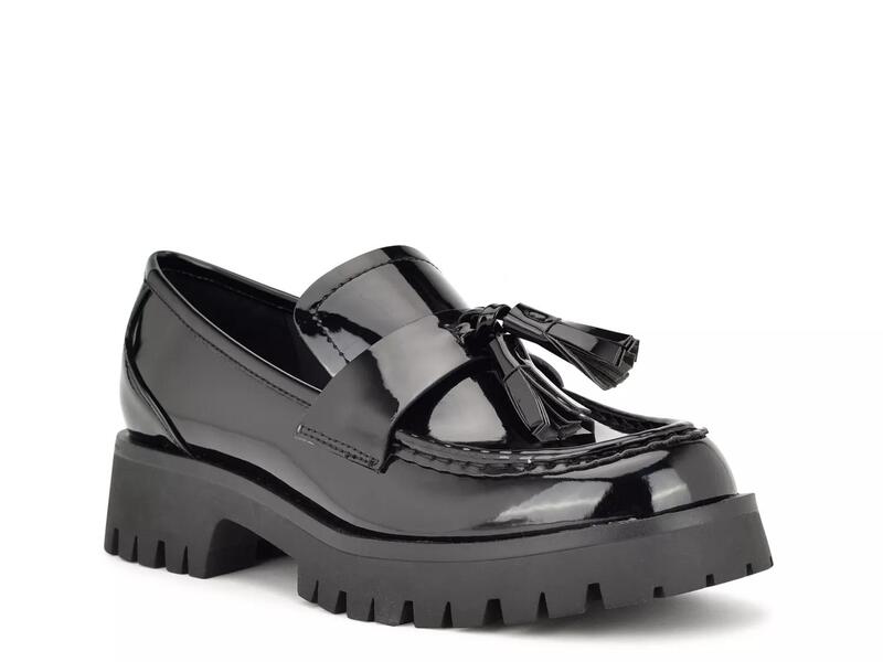 ナインウェスト レディース シューズ スリッポン・ローファー Nine WestGarry Loafer Black 黒いこと