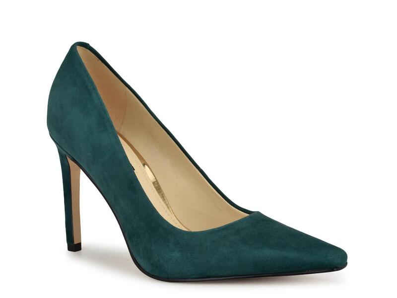 ナインウェスト レディース シューズ パンプス Nine WestOraye Pump Dark Green Suede 緑であること