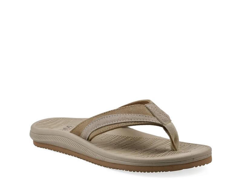 白いこと御山 レディース シューズ サンダル White MountainBays Flip Flop Khaki カーキ