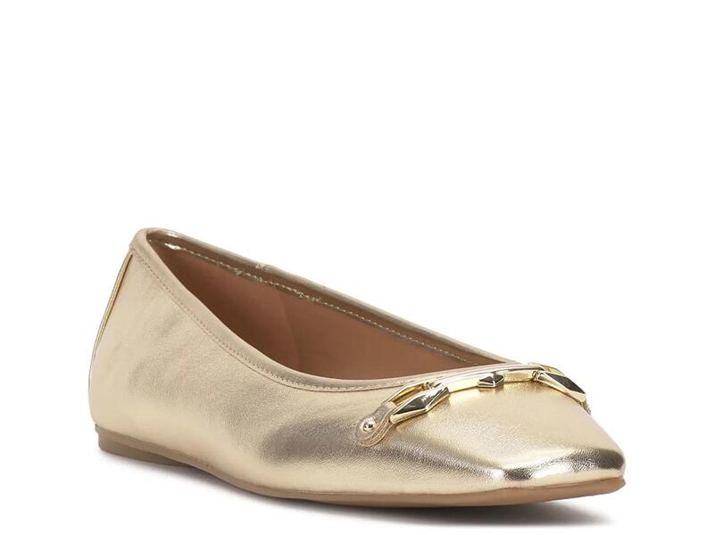 ヴィンスカムート レディース シューズ パンプス Vince CamutoVirna Flat Gold Metallic ゴールド