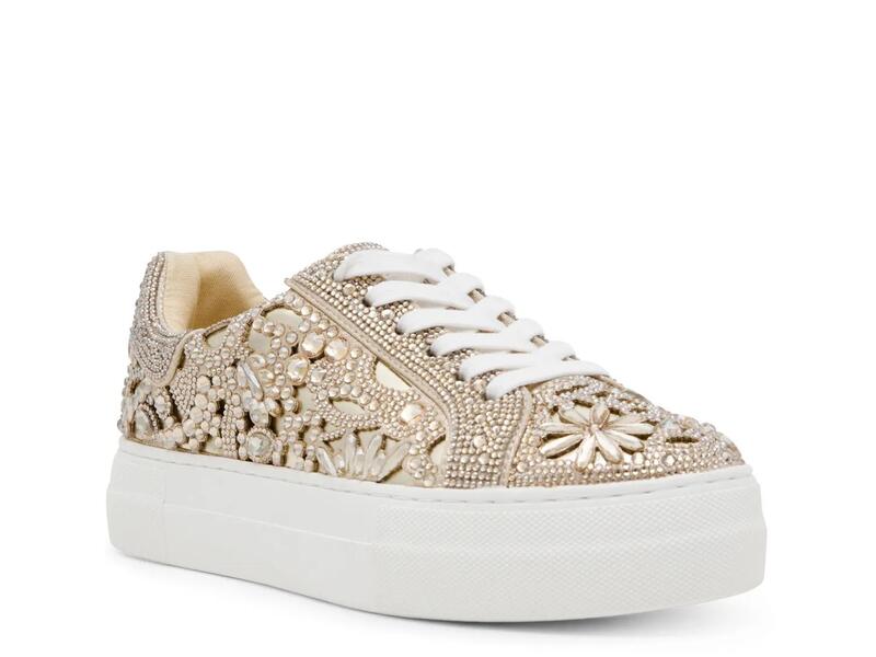 ベッツィジョンソン レディース シューズ スニーカー プラットホーム Betsey JohnsonReily Platform Sneaker Gold Metallic ゴールド