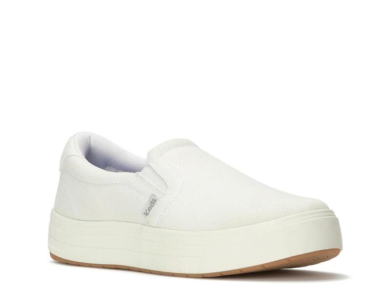 ケッズ レディース シューズ スリッポン・ローファー プラットホーム スニーカー KedsPark Platform Slip-On Sneaker - Women\u0027s White 白いこと