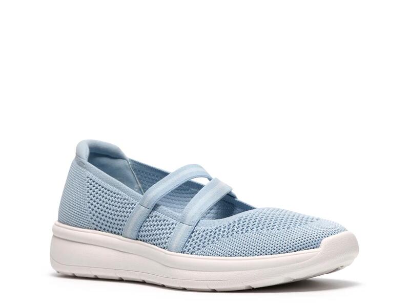 クラークス レディース シューズ スリッポン・ローファー ClarksCloudsteppers Ezrinn Mist Mary Jane Slip-On Light Blue 青碧
