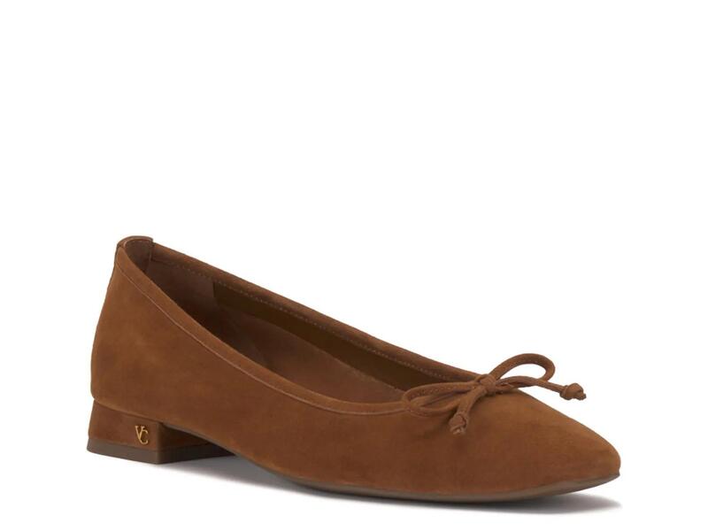 ヴィンスカムート レディース シューズ パンプス Vince CamutoJenla Flat Burnt Sugar Brown 赤銅色