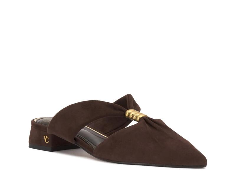 ヴィンスカムート レディース シューズ サンダル Vince CamutoVanika Mule Dark Brown 赤銅色