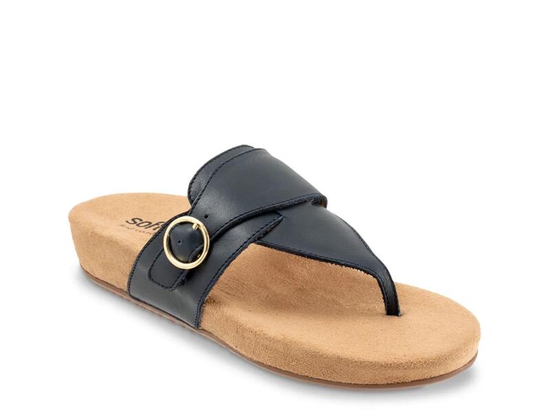 ホンブルグ帽ウォーク レディース シューズ サンダル SoftwalkBelize 2.0 Sandal Navy 米国海軍