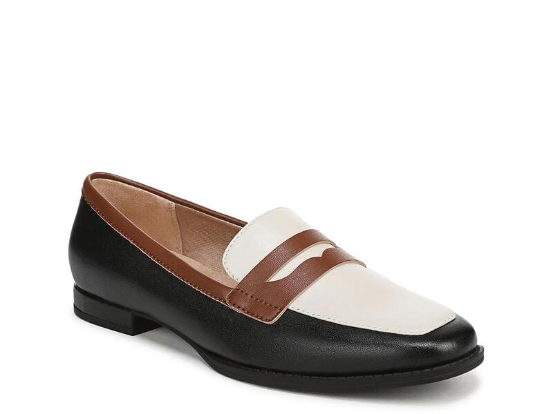 ライフストライド レディース シューズ スリッポン・ローファー LifeStrideFrankie Penny Loafer Black/Cognac/Bone 黒いこと