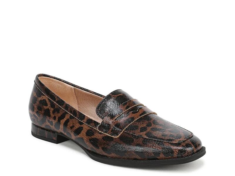ライフストライド レディース シューズ スリッポン・ローファー LifeStrideFrankie Penny Loafer Leopard Print 毛の荒物