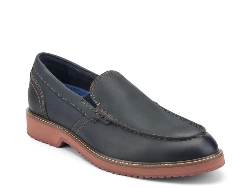 鍵を掛ける界面 メンズ シューズ スリッポン・ローファー RockportCristian Loafer Dark Blue 青碧