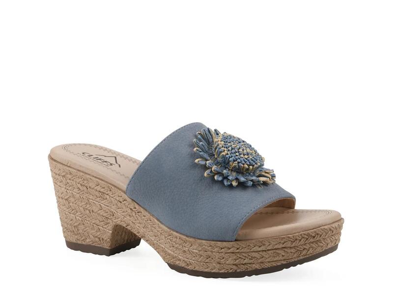 クリフバイホワイトマウンテン レディース シューズ サンダル プラットフォーム Cliffs by White MountainBirkley Espadrille Platform Sandal Periwinkle ホワイト｜ReVida 店
