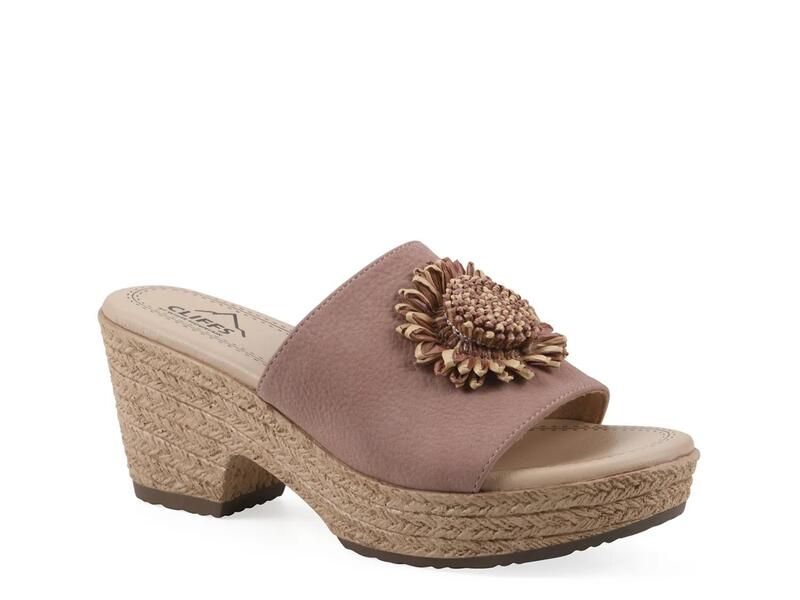 クリフバイホワイトマウンテン レディース シューズ サンダル プラットフォーム Cliffs by White MountainBirkley Espadrille Platform Sandal Dusty Rose ホワイト|ReVida 店