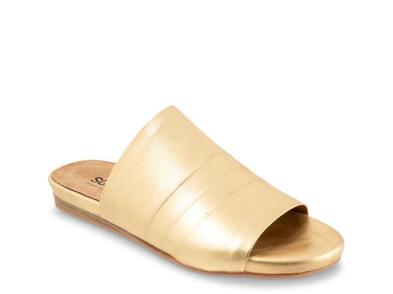 ホンブルグ帽ウォーク レディース シューズ サンダル SoftwalkCamano Sandal Gold Metallic ゴールド