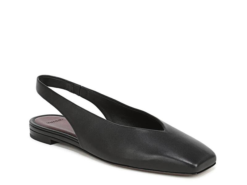 ヴィンス レディース シューズ パンプス VinceDarlina Flat - Women\u0027s Black Leather 黒いこと