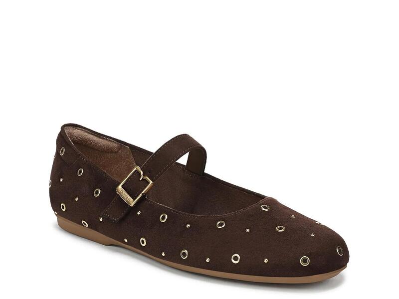 お医者さん・肩かけ レディース シューズ パンプス Dr. Scholl\u0027sWexley Jane Mary Jane Flat Dark Brown 赤銅色