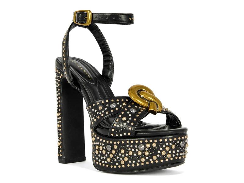 アザレア 壱 レディース シューズ サンダル プラットホーム Azalea WangYuma Platform Sandal Black 黒いこと