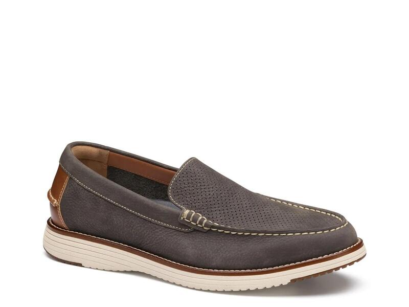 ジョンストンアンドマーフィー メンズ シューズ スリッポン・ローファー Johnston \u0026 MurphyUpton Loafer Charcoal Grey 濃灰色