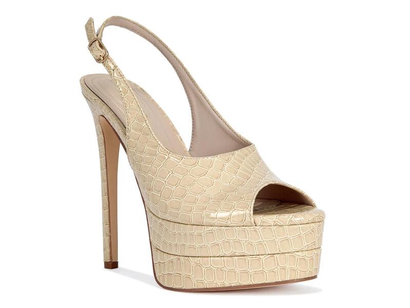 アザレア ワン レディース シューズ サンダル プラットフォーム Azalea WangExactly Platform Sandal Taupe Croc Print トープ｜ReVida 店