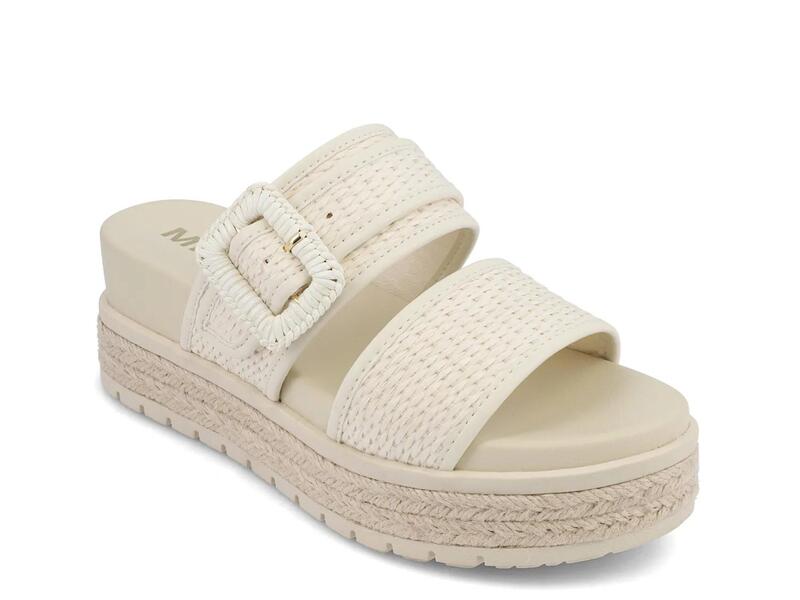ミア レディース シューズ サンダル プラットフォーム MiaKylian Espadrille Platform Sandal White Raffia ホワイト｜ReVida 店