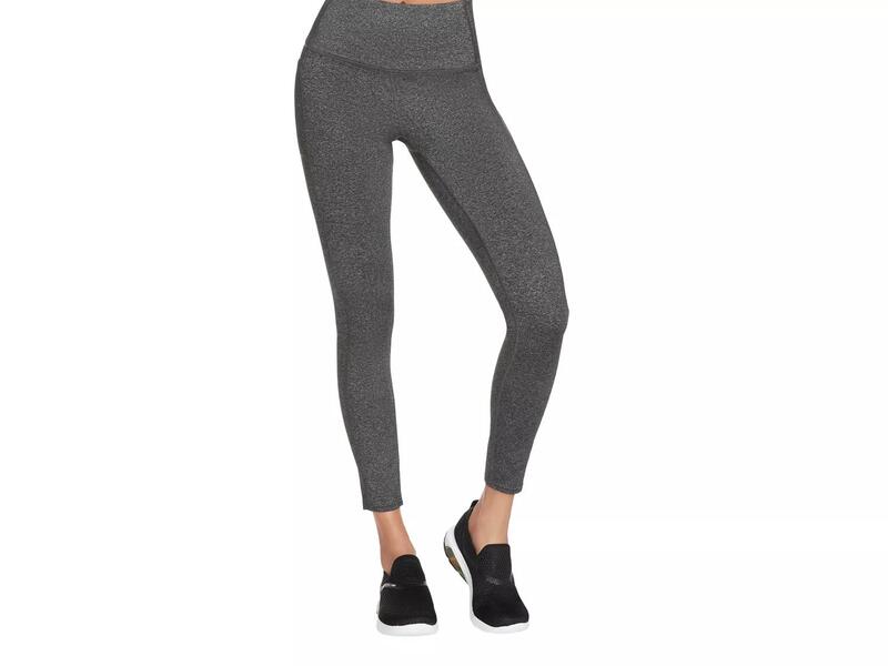 スケッチャーズ レディース ボトムス レギンス 御機嫌酉の方角 SkechersGOflex High-Waisted Women\u0027s Leggings Grey 薄墨色