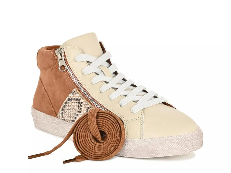 ナインティユニオン レディース シューズ スニーカー Ninety UnionBlissneaker Cognac/Cream Snake Print 皮膚軟化剤