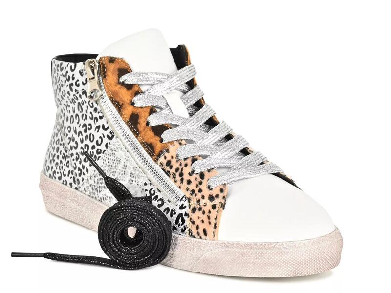 ナインティユニオン レディース シューズ スニーカー Ninety UnionMia Sneaker White/Brown/Black Leopard Print 白いこと