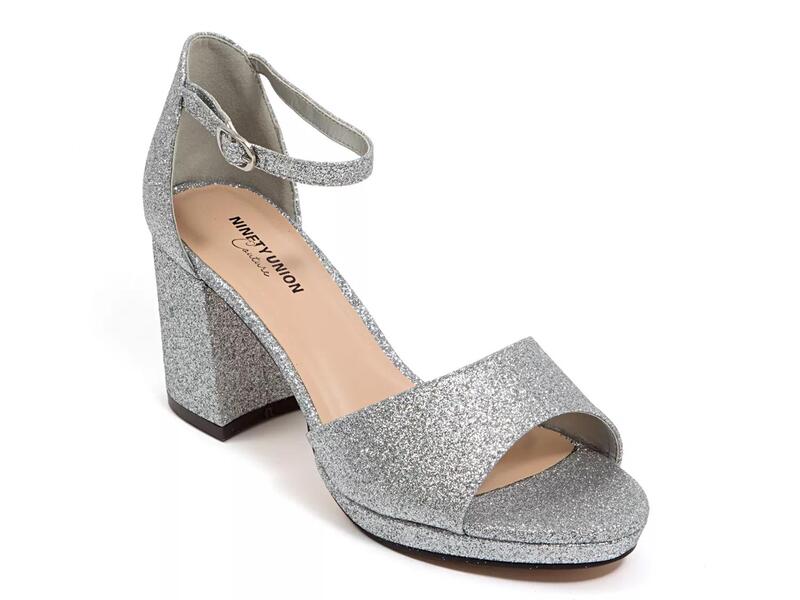 ナインティユニオン レディース シューズ サンダル プラットホーム Ninety UnionJazzy Platform Sandal Silver Metallic しろがね色