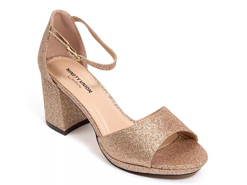 ナインティユニオン レディース シューズ サンダル プラットホーム Ninety UnionJazzy Platform Sandal Gold Metallic ゴールド