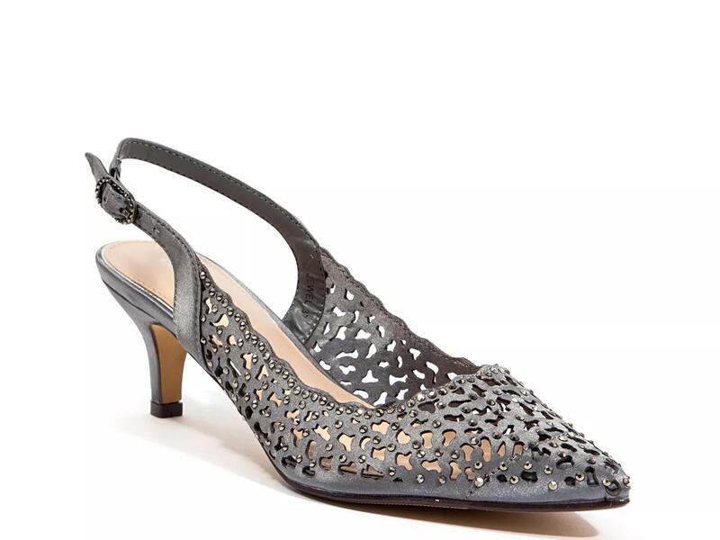 レディクチュール レディース シューズ サンダル Lady CoutureJewel Pump Grey 薄墨色
