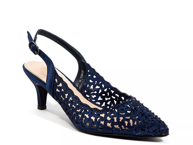 レディクチュール レディース シューズ サンダル Lady CoutureJewel Pump Navy 米国海軍