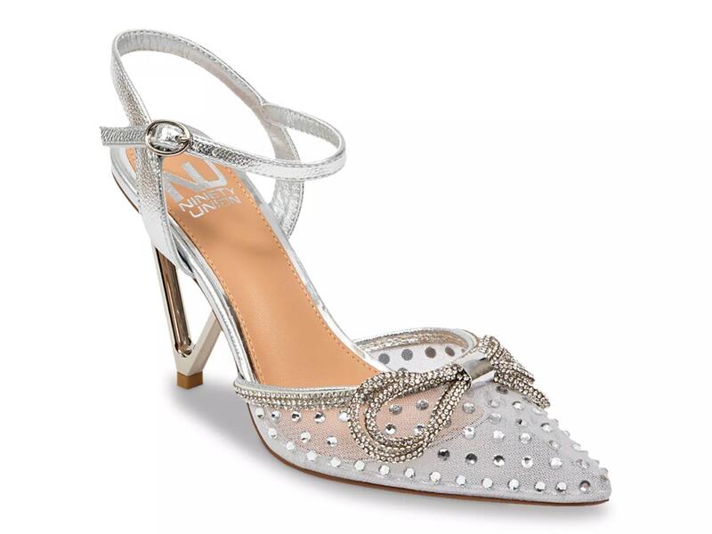 ナインティユニオン レディース シューズ パンプス Ninety UnionGloria Pump Silver Metallic しろがね色