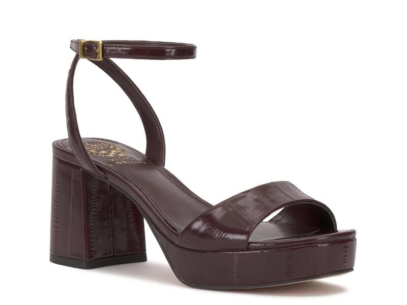 ヴィンスカムート レディース シューズ サンダル プラットホーム Vince CamutoPendreya Platform Sandal Maroon マルーン