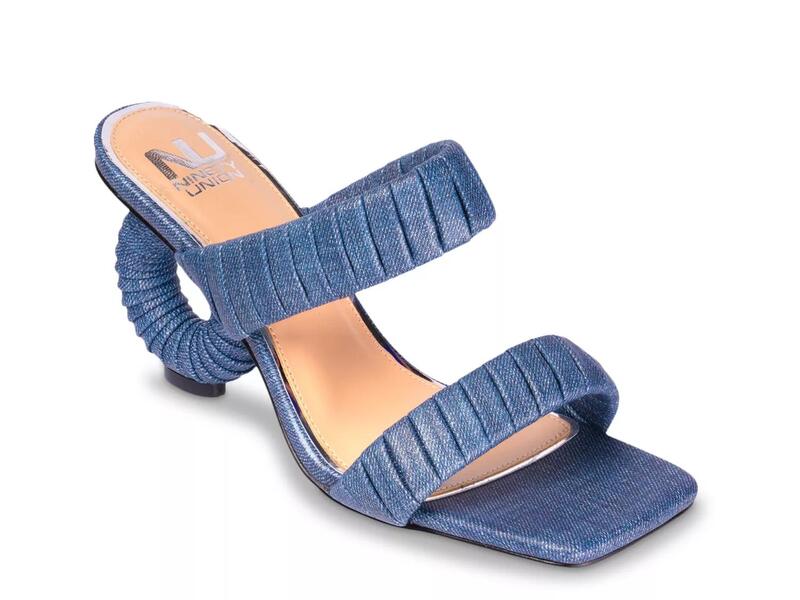 ナインティユニオン レディース シューズ サンダル Ninety UnionAsh Sandal Blue Denim デニム|ReVida 店