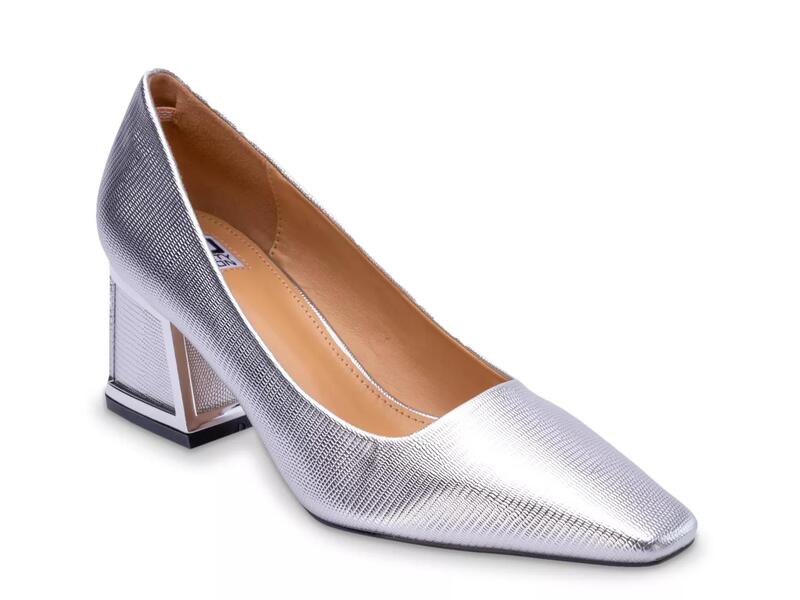 ナインティユニオン レディース シューズ パンプス Ninety UnionBlink Pump Silver Textured しろがね色