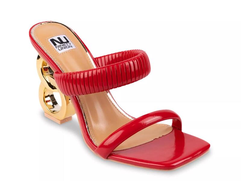 ナインティユニオン レディース シューズ サンダル Ninety UnionRaddle Sandal Red/Gold 赤いこと