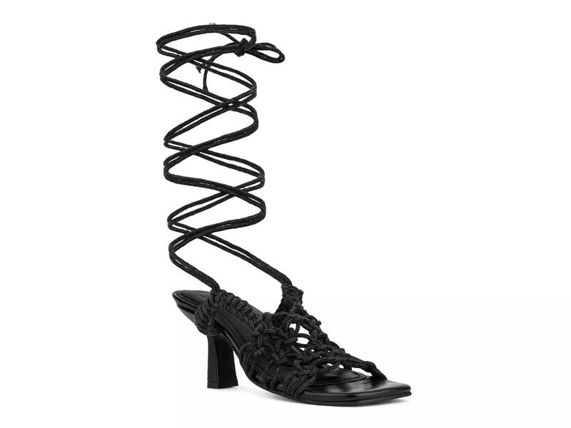 ラグアンドコー レディース シューズ サンダル Rag \u0026 CoBeroe Ghillie Sandal Black 黒いこと