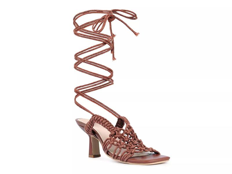 ラグアンドコー レディース シューズ サンダル Rag \u0026 CoBeroe Ghillie Sandal Brown 赤銅色