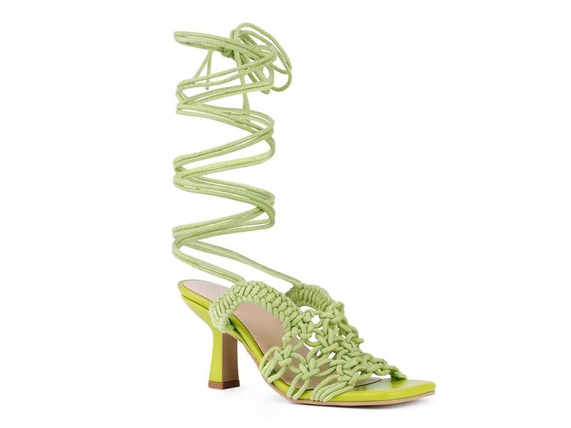 ラグアンドコー レディース シューズ サンダル Rag \u0026 CoBeroe Ghillie Sandalime Green 菩提樹