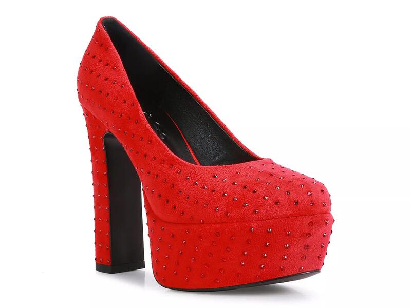 ラグアンドコー レディース シューズ パンプス プラットホーム Rag \u0026 CoPoppins Platform Pump Red 赤いこと