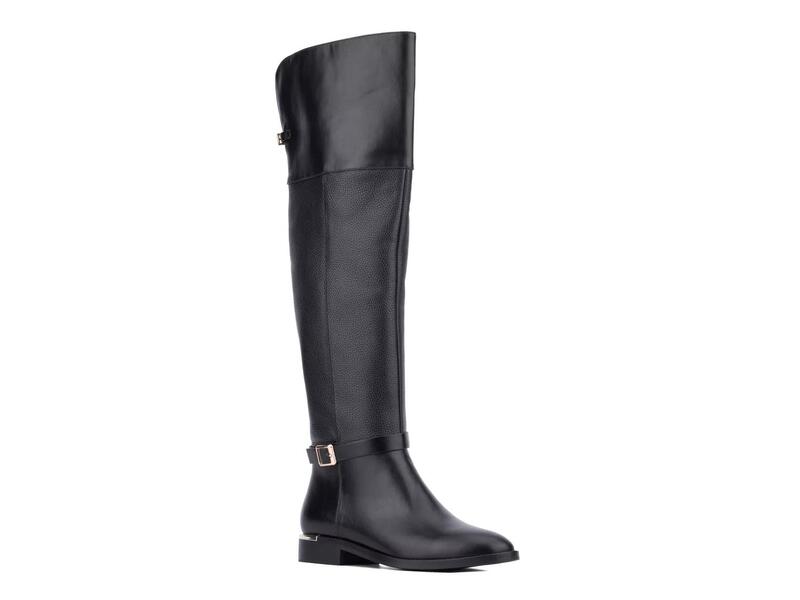 トルゲイス レディース シューズ ブーツ・レインブーツ TORGEISCoral Over-The-Knee Boot Black 黒いこと