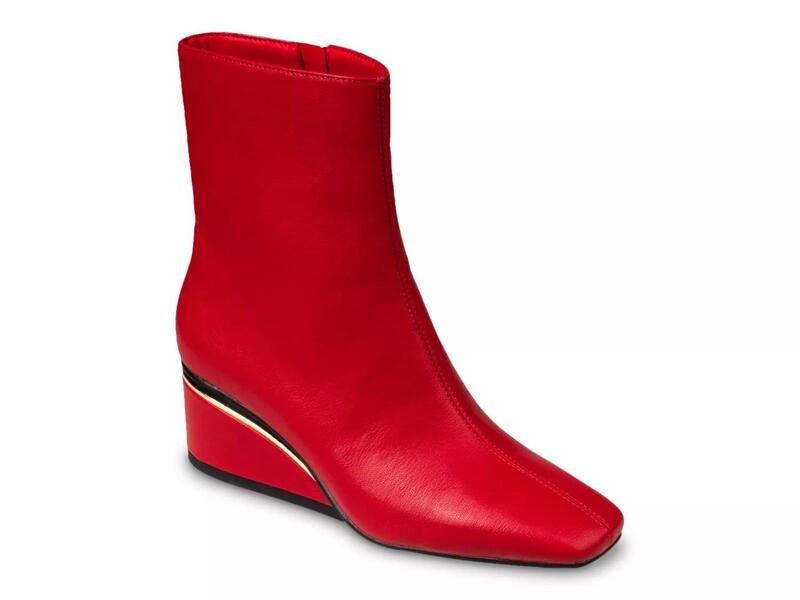 ナインティユニオン レディース シューズ ブーツ・レインブーツ Ninety UnionMona Wedge Bootie Red 赤いこと
